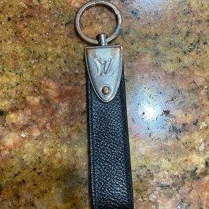 LOUIS VUITTON Bag Charm Key Ring Damier